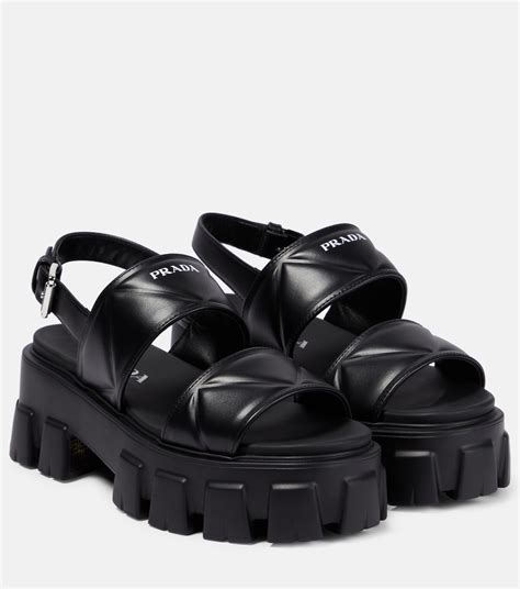 prada platform sandals outfit|sandal Prada original.